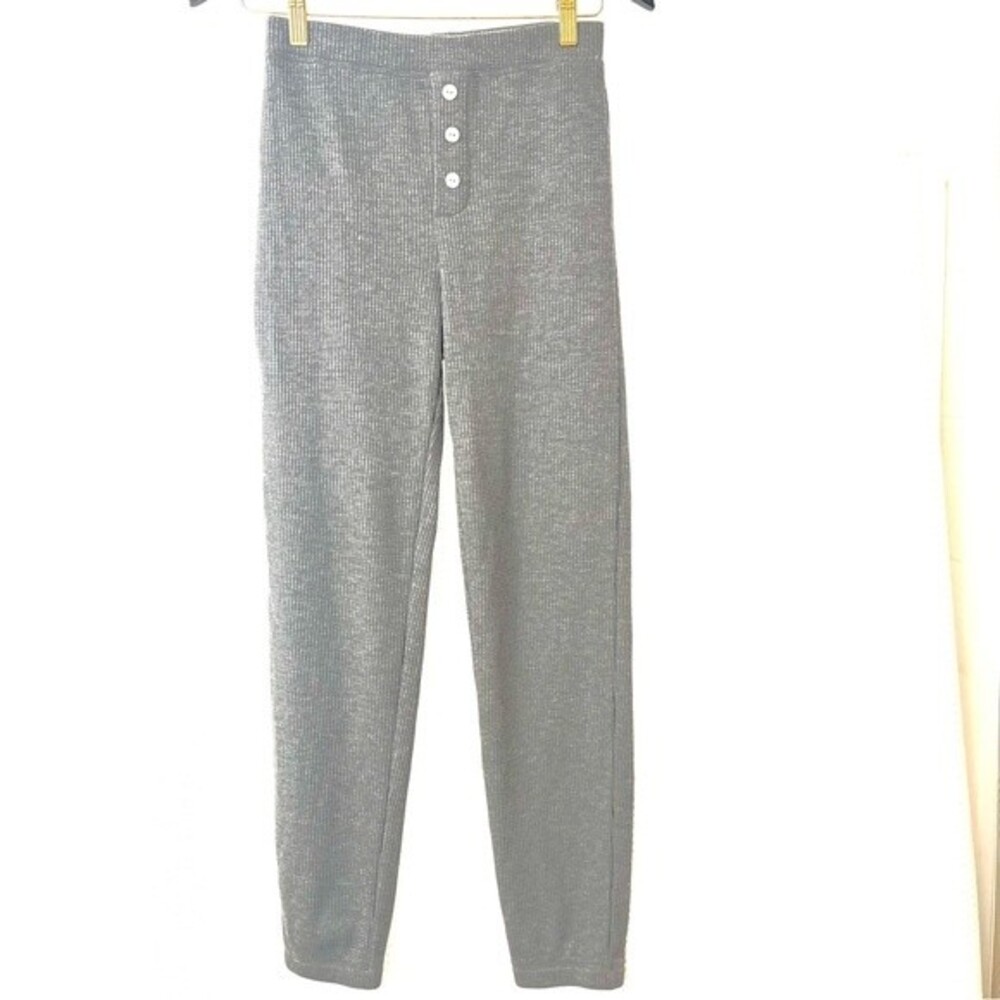 Rails Molly Waffle Knit Pant In Heather Grey Xs N… - image 6